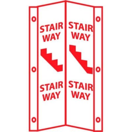 NATIONAL MARKER CO Fire Visi Sign - Stairway VS46W